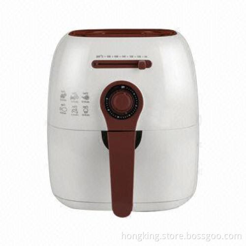 Air Fryer with 2.2L Capacity and BBQ Grill, Supports Fryer Function
